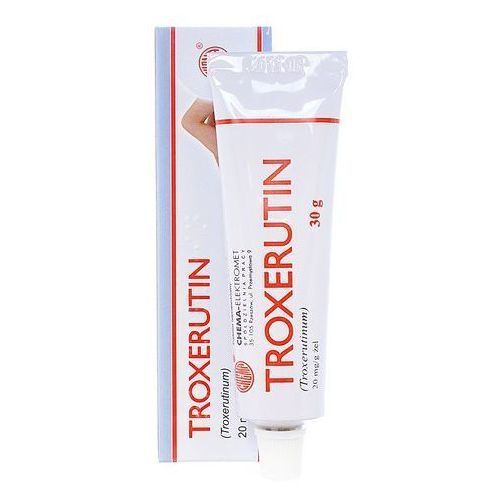 TROXERUTIN CHEMA 20 mg/g, żel, Tuba aluminiowa zawierająca 30 g żelu.
