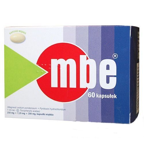MBE, 150 mg + 7,29 mg + 200 mg, kapsułki miękkie, 60 sztuk