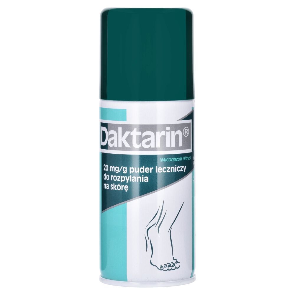 Daktarin, 20 mg/g, puder leczniczy w aerozolu, 100 g
