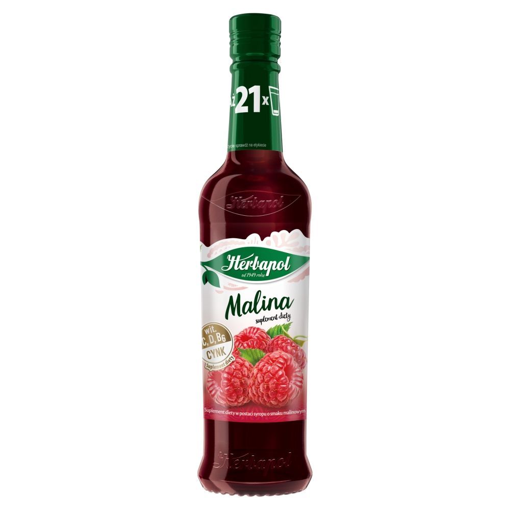 Malina, suplement diety, syrop, 420 ml