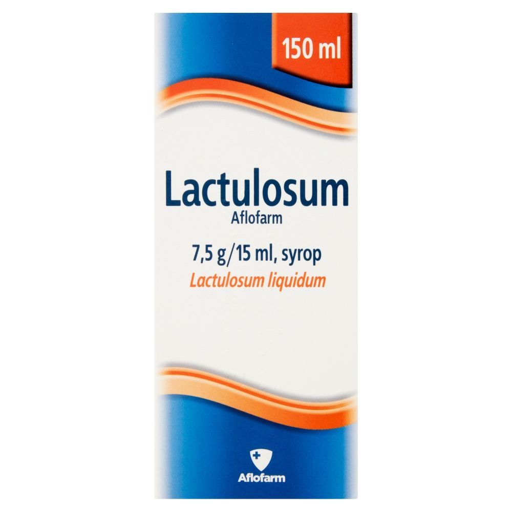 Lactulosum Aflofarm, 7,5 g/15 ml, syrop, 150 ml