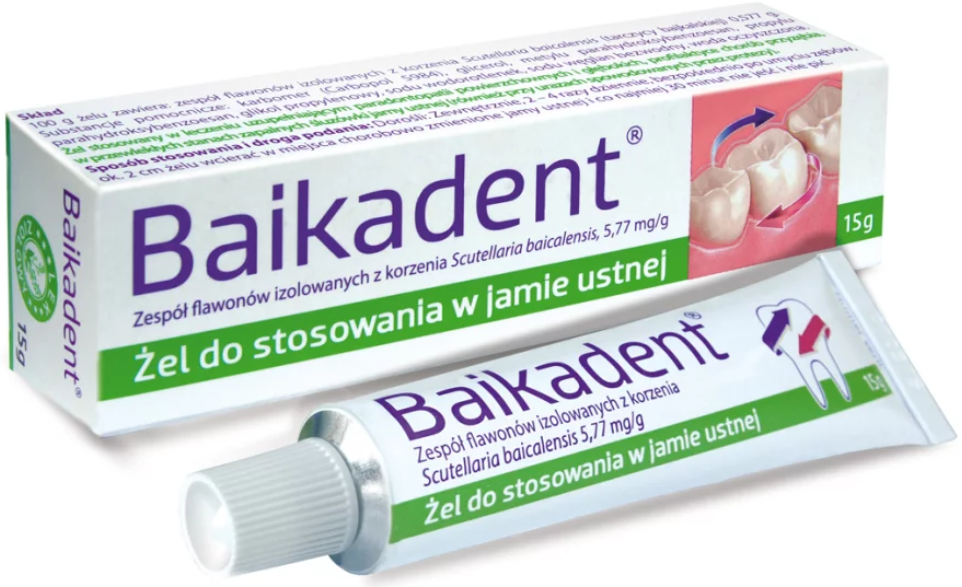 Baikadent, 5,77 mg/g, żel, 15 g 