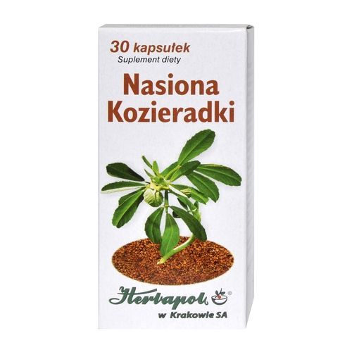 Nasiona kozieradki, kapsułki, 30 szt.