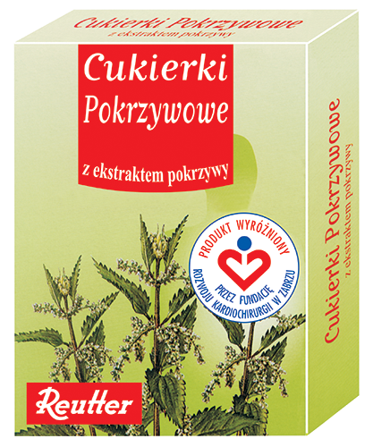 Cukierki, pokrzywowe, 50 g