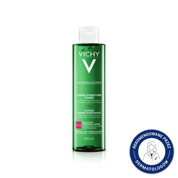 Vichy Normaderm, tonik oczyszczający, sk&oacute;ra wrażliwa, 200 ml