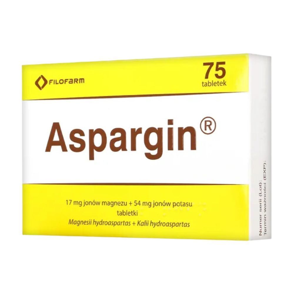 Aspargin, 250 mg + 250 mg, tabletki, 75 szt. (Filofarm)