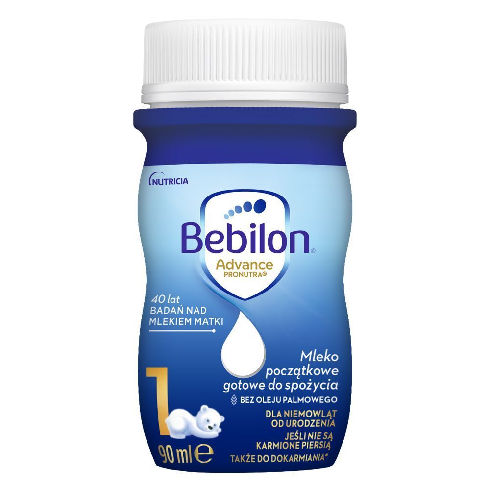 Bebilon 1 Advance Pronutra, mleko początkowe od urodzenia, płyn, 24 x 90 ml