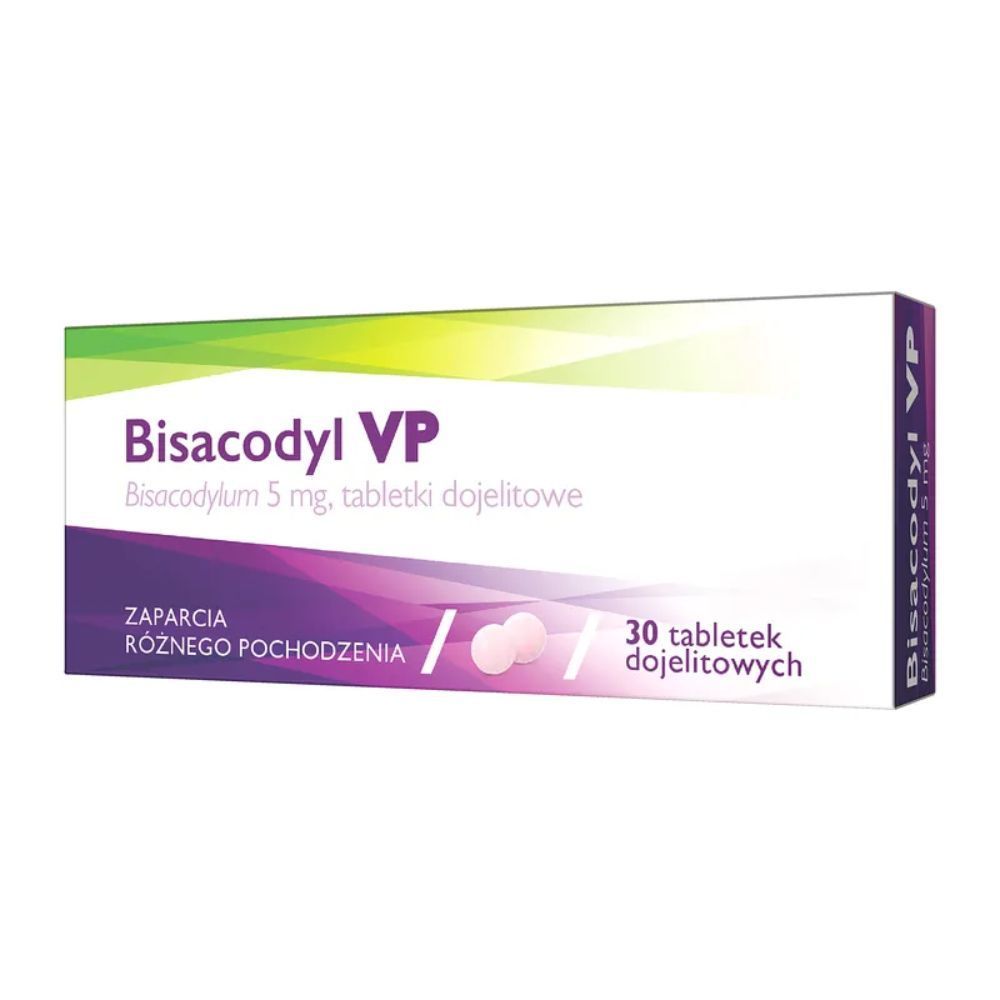 Bisacodyl VP (Fenolax), 5 mg, tabletki dojelitowe