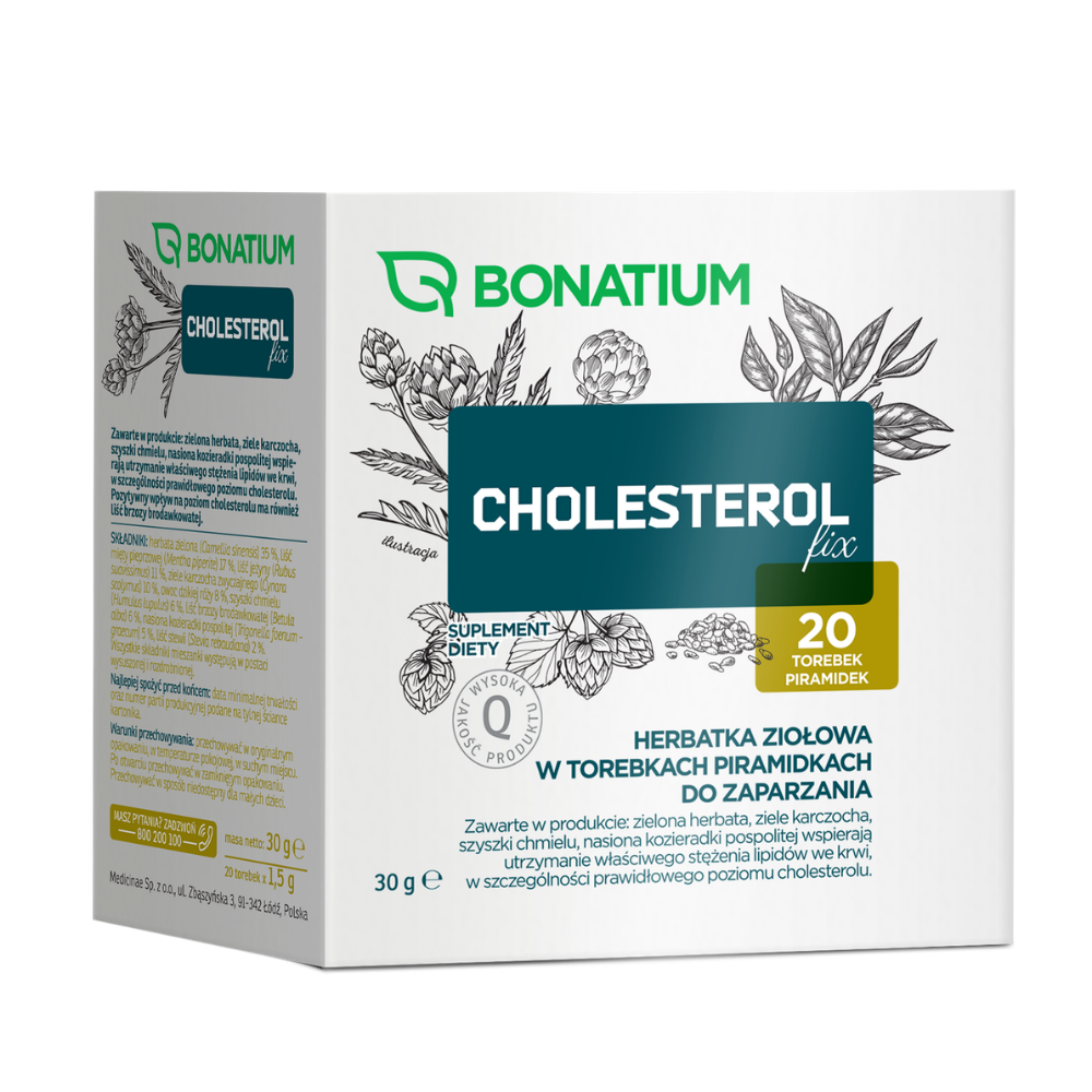 Bonatium Cholesterol fix, herbatka ziołowa, 20 szt.
