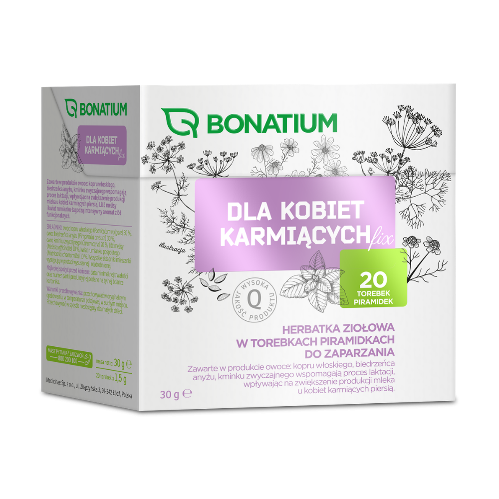Bonatium Dla kobiet karmiących fix, herbatka ziołowa, 20 szt.