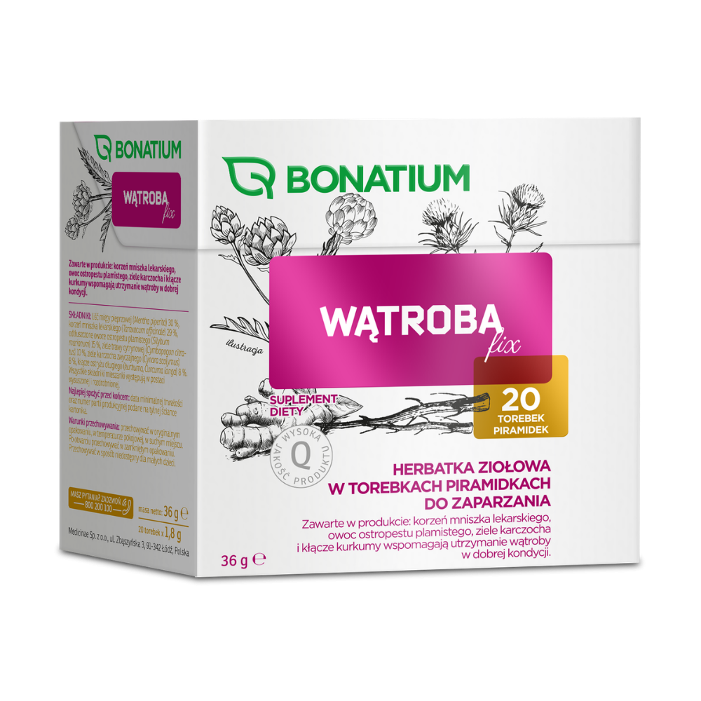 Bonatium Wątroba fix, herbatka ziołowa, 20 szt.