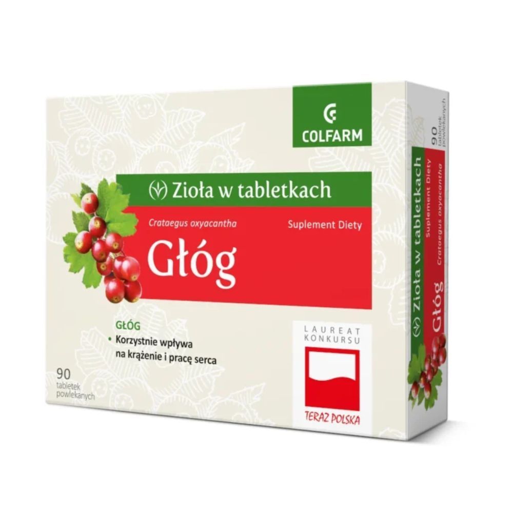 Gł&oacute;g, tabletki powlekane, 90 szt.
