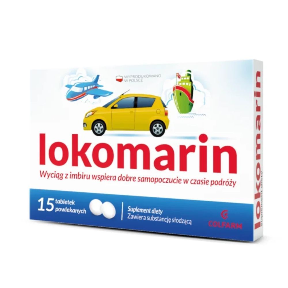 Lokomarin, tabletki powlekane, 15 szt.