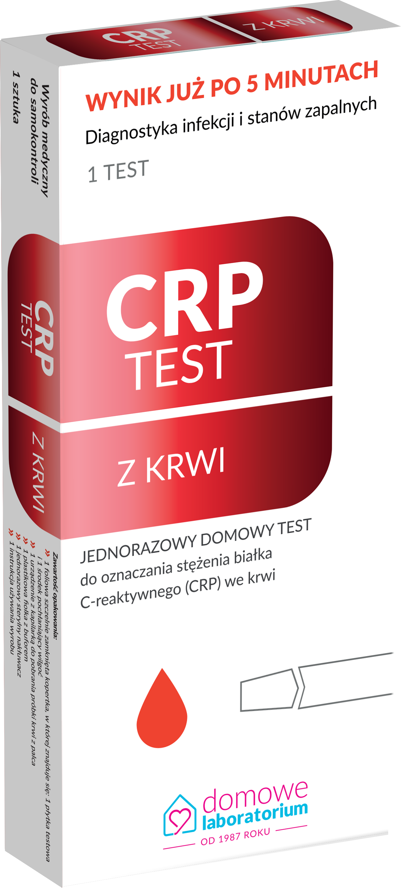 Test CRP,  z krwi, 1 szt.
