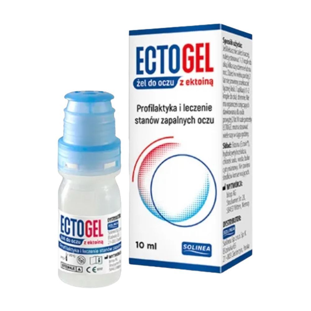 Ectogel, żel, do oczu, z ektoina, 10 ml