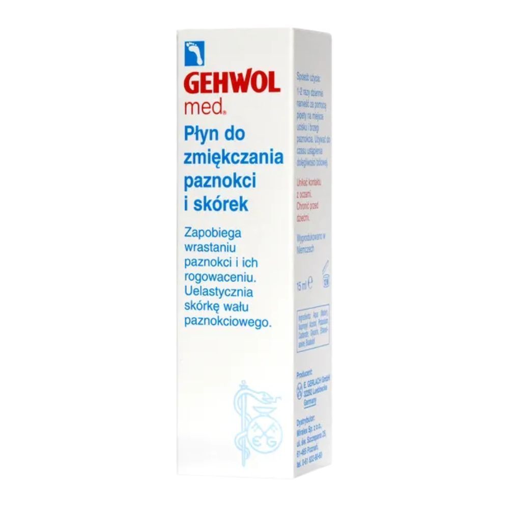 Gehwol med, płyn zmiękczający paznokcie i sk&oacute;rki, 15 ml
