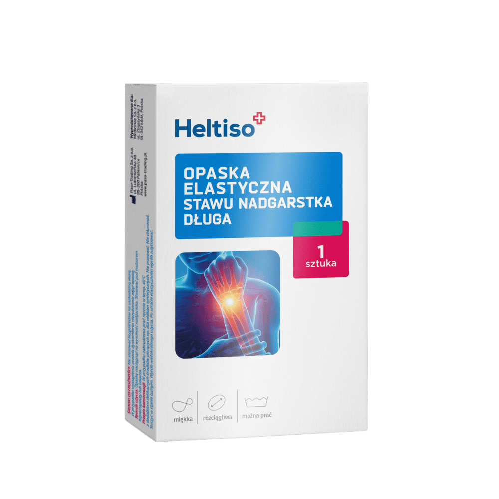 Heltiso opaska elastyczna stawu nadgarstkowego długa, rozmiar L