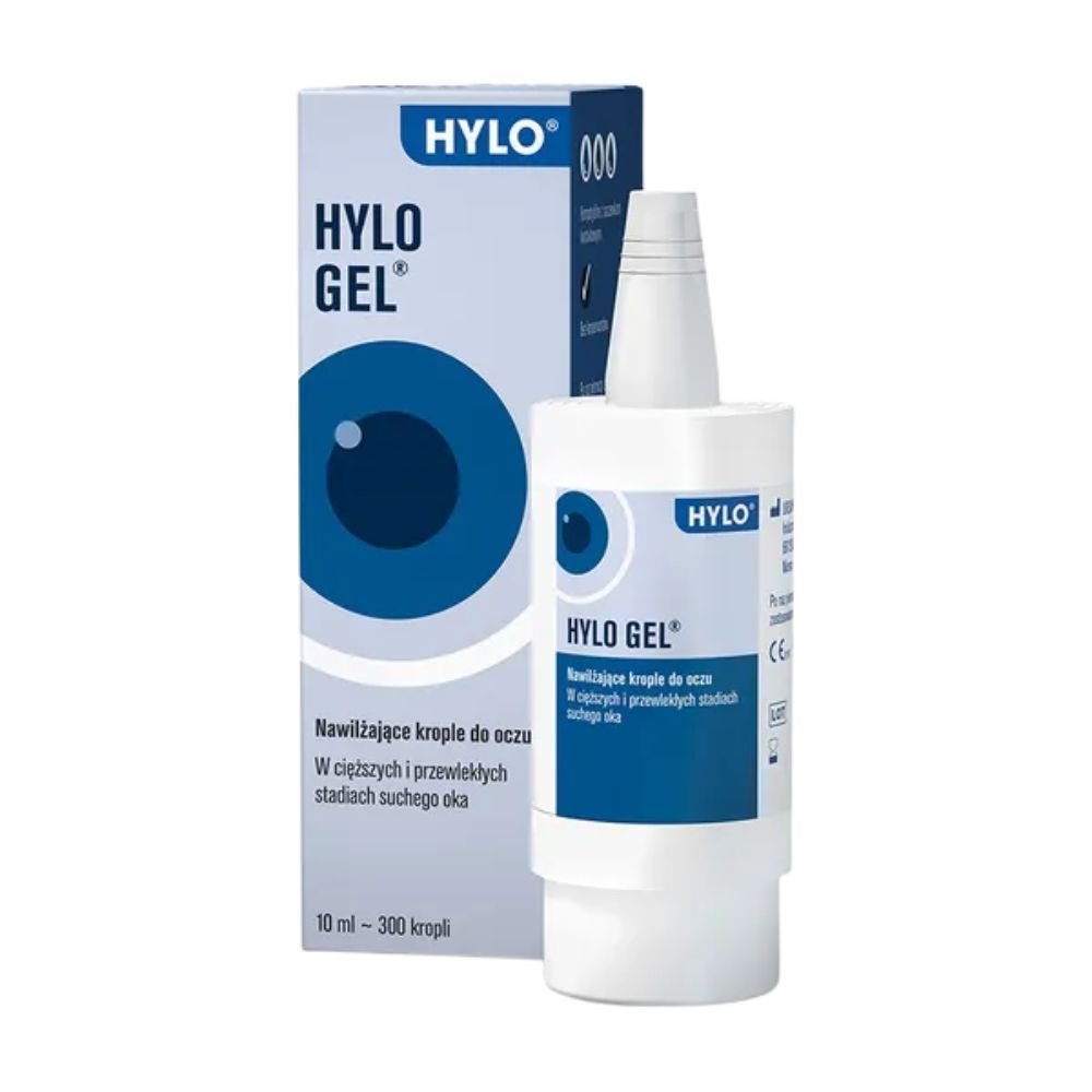 Hylo Gel, krople do oczu, 10 ml
