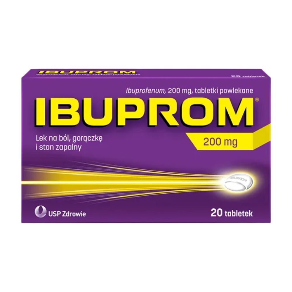 IBUPROM, 200 mg tabletki powlekane