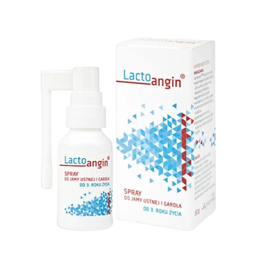 Lactoangin, spray, do jamy ustnej i gardla, 30 g