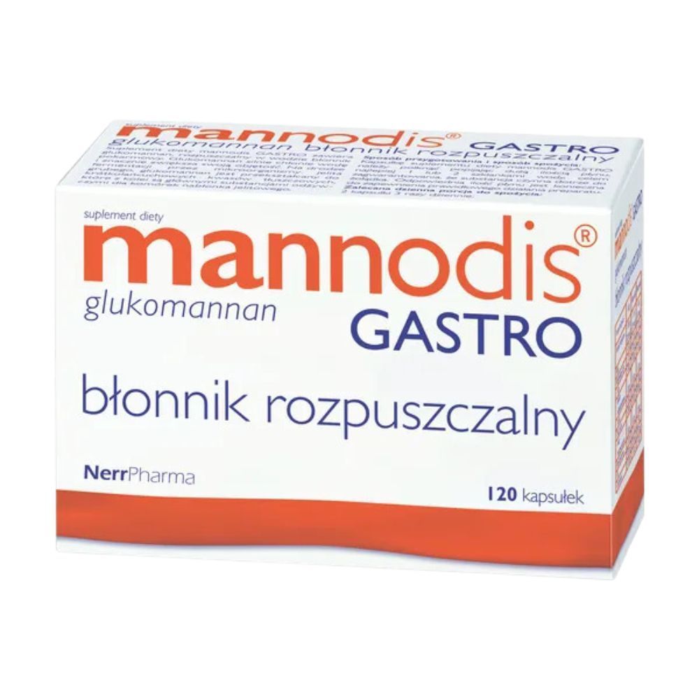 Mannodis Gastro, kaps.twarde, blonnik, rozpuszczalny,  60szt