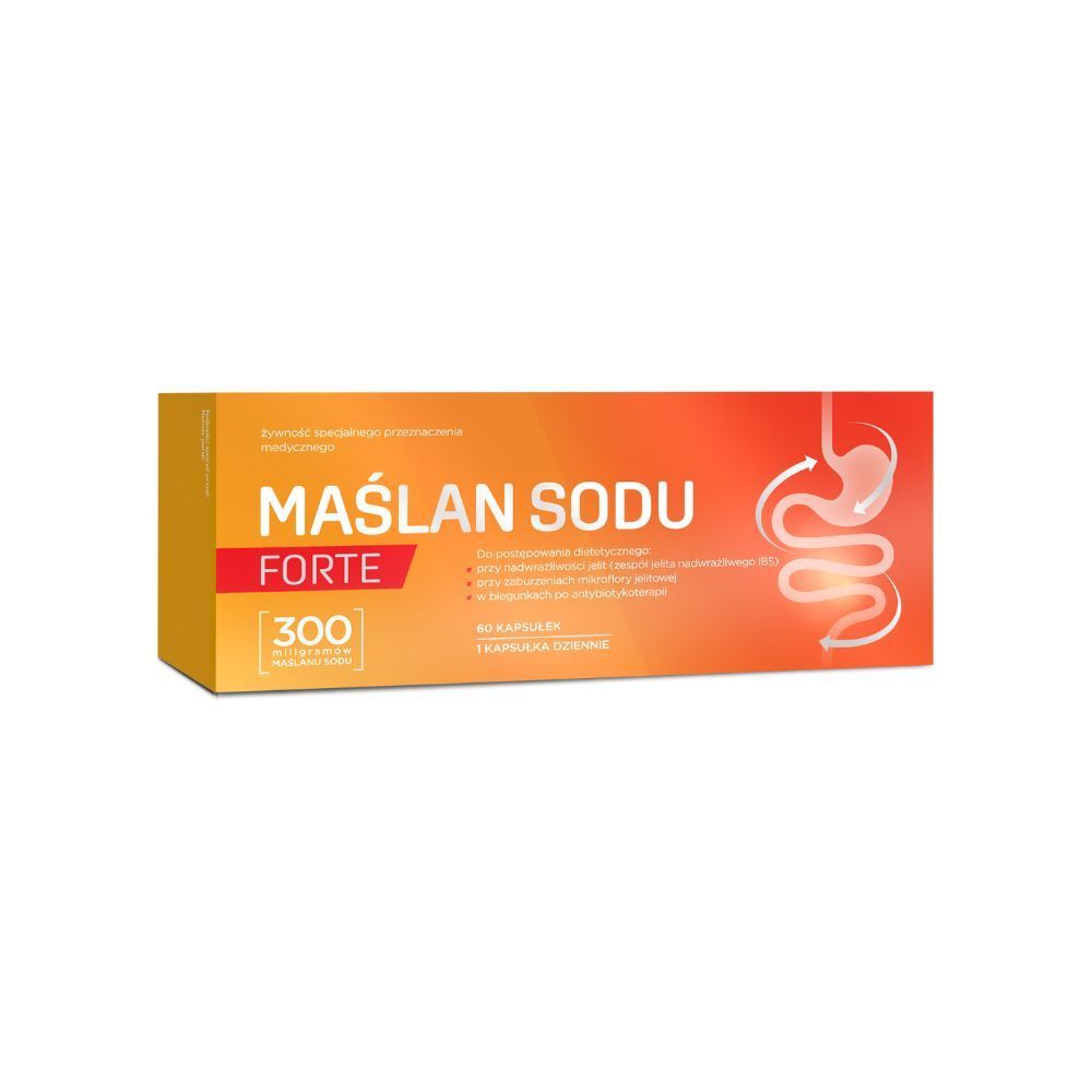 Maślan Sodu Forte, kapsułki, 60 sztuk