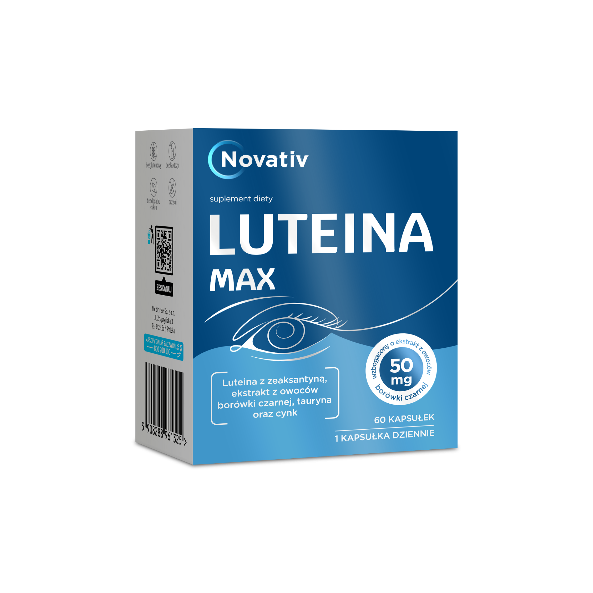 Novativ Luteina Max, kaps., 60 szt