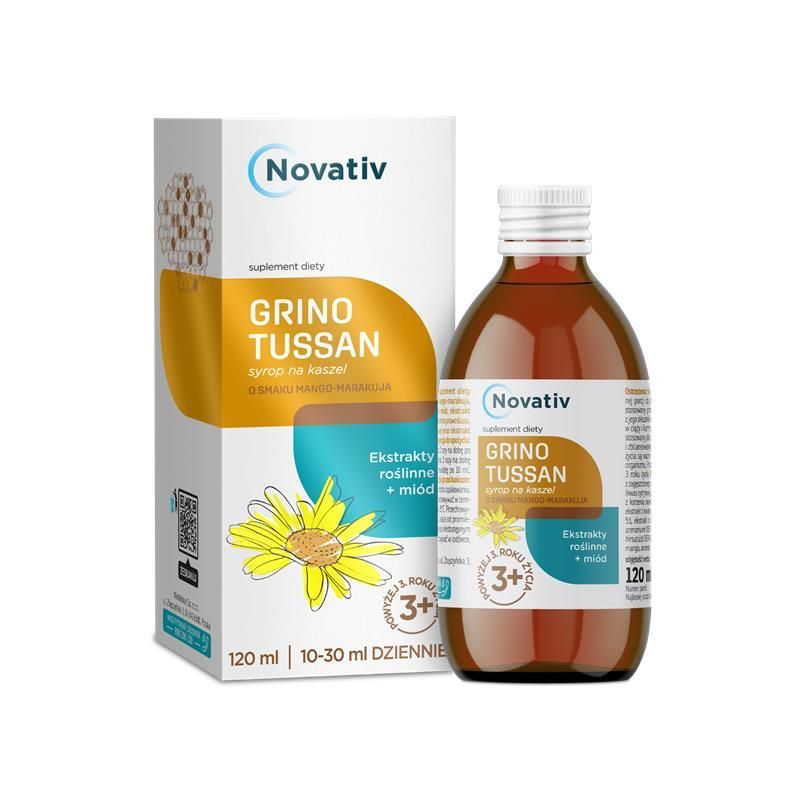 Novativ Grinotussan, syrop, 120 ml