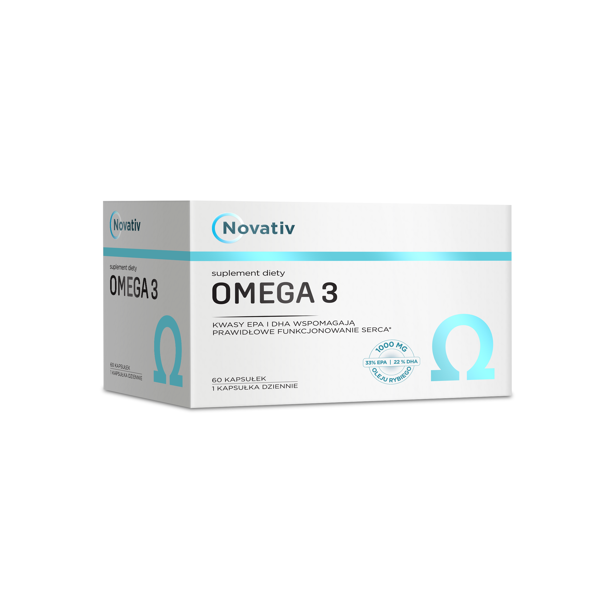 Novativ Omega-3, kaps., 60 szt
