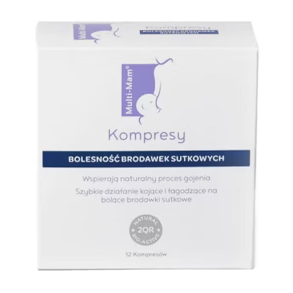 Multi-Mam Kompresy,kojące,łagodz.bolesn.brodaw.sutkow.,12szt