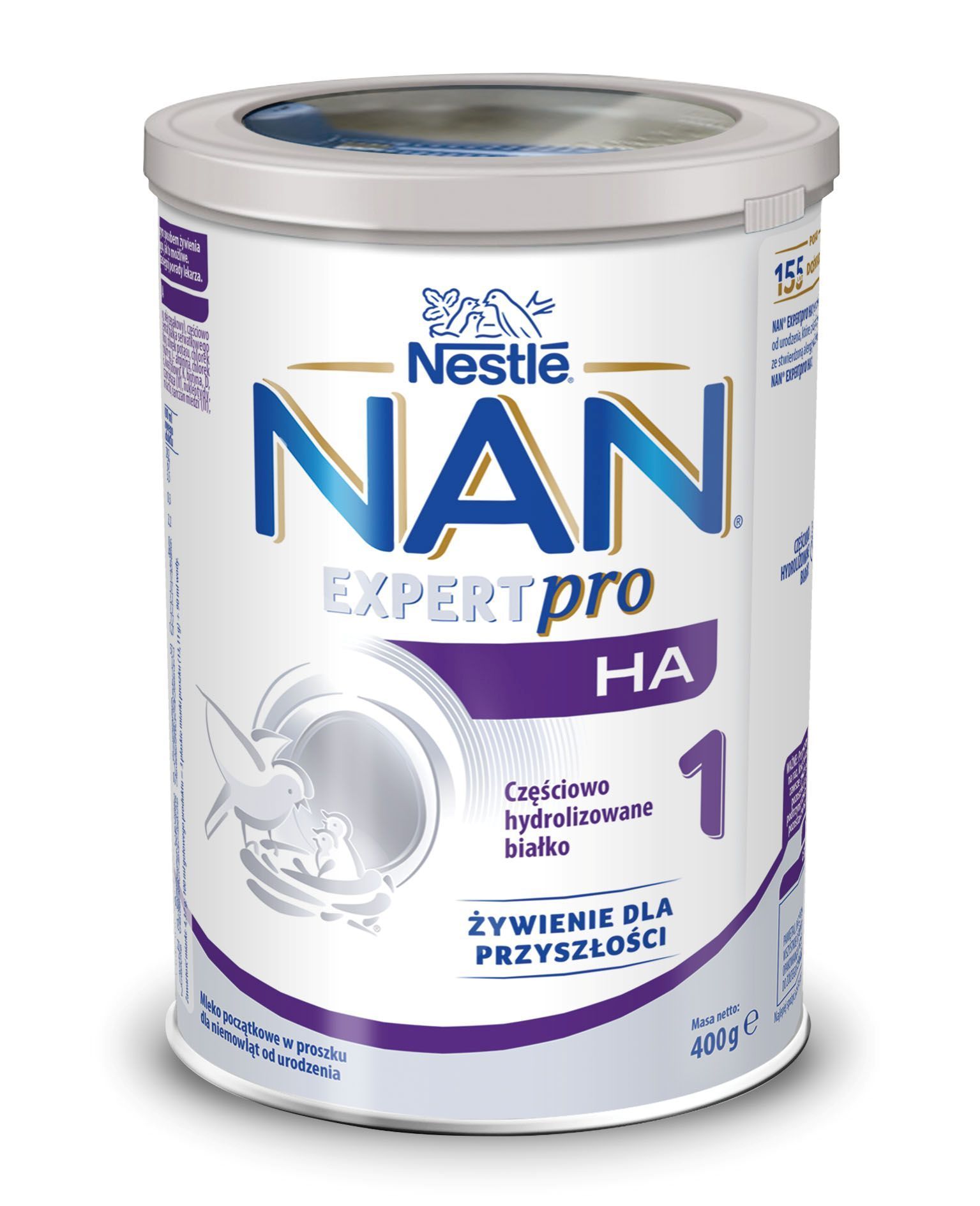 Nestle Nan Expertpro HA 1, mleko początkowe, dla niemowląt od urodzenia, 400 g