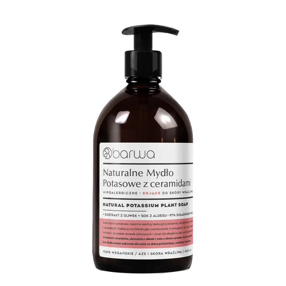 Barwa, Naturalne Mydło Potasowe kojące, 480 ml