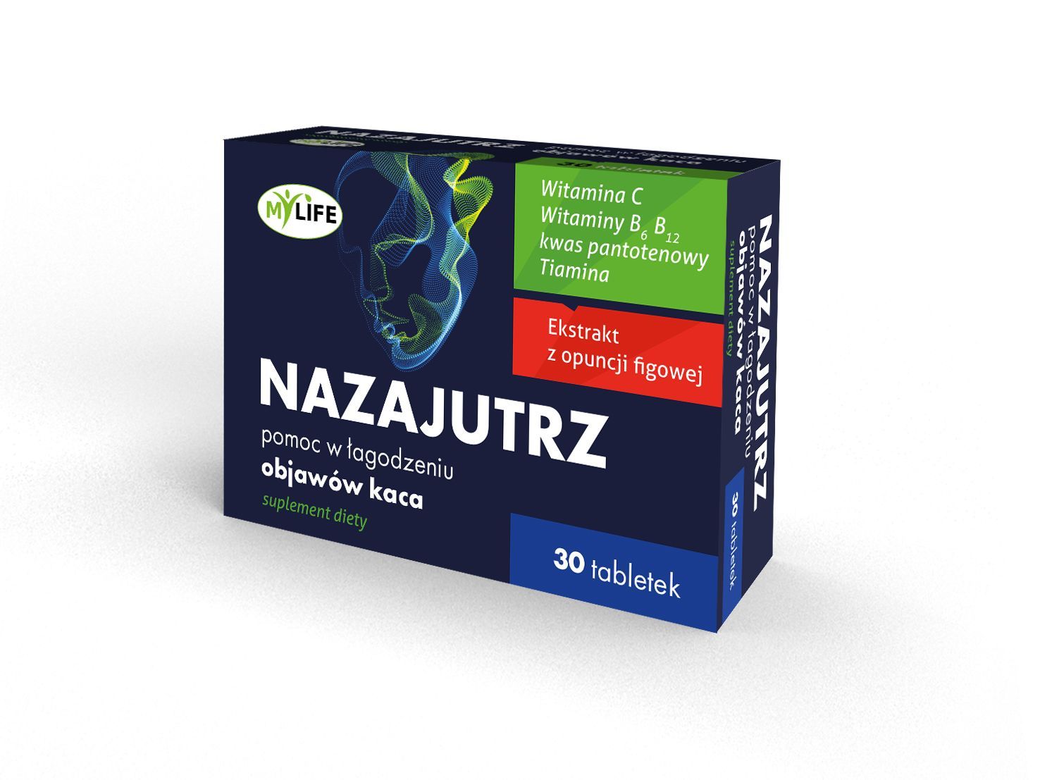 Nazajutrz pomoc w łagodzeniu objaw&oacute;w kaca, 60 szt.