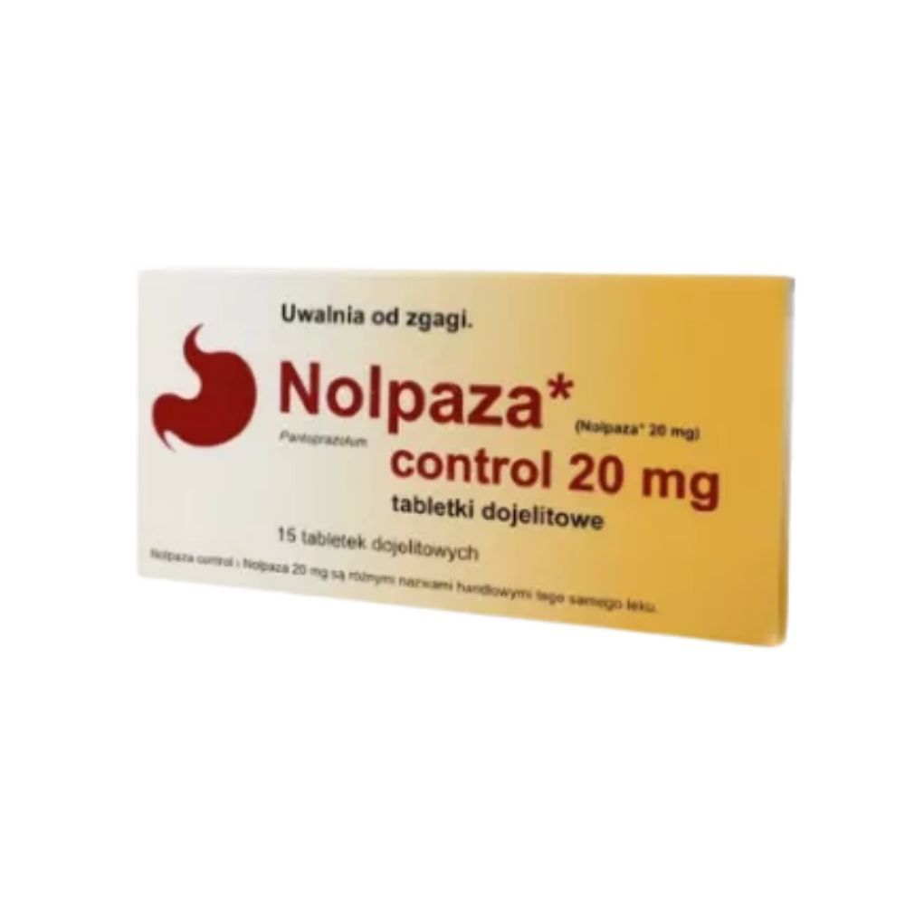 Nolpaza control (Nolpaza 20 mg), 20 mg, tabletki dojelitowe