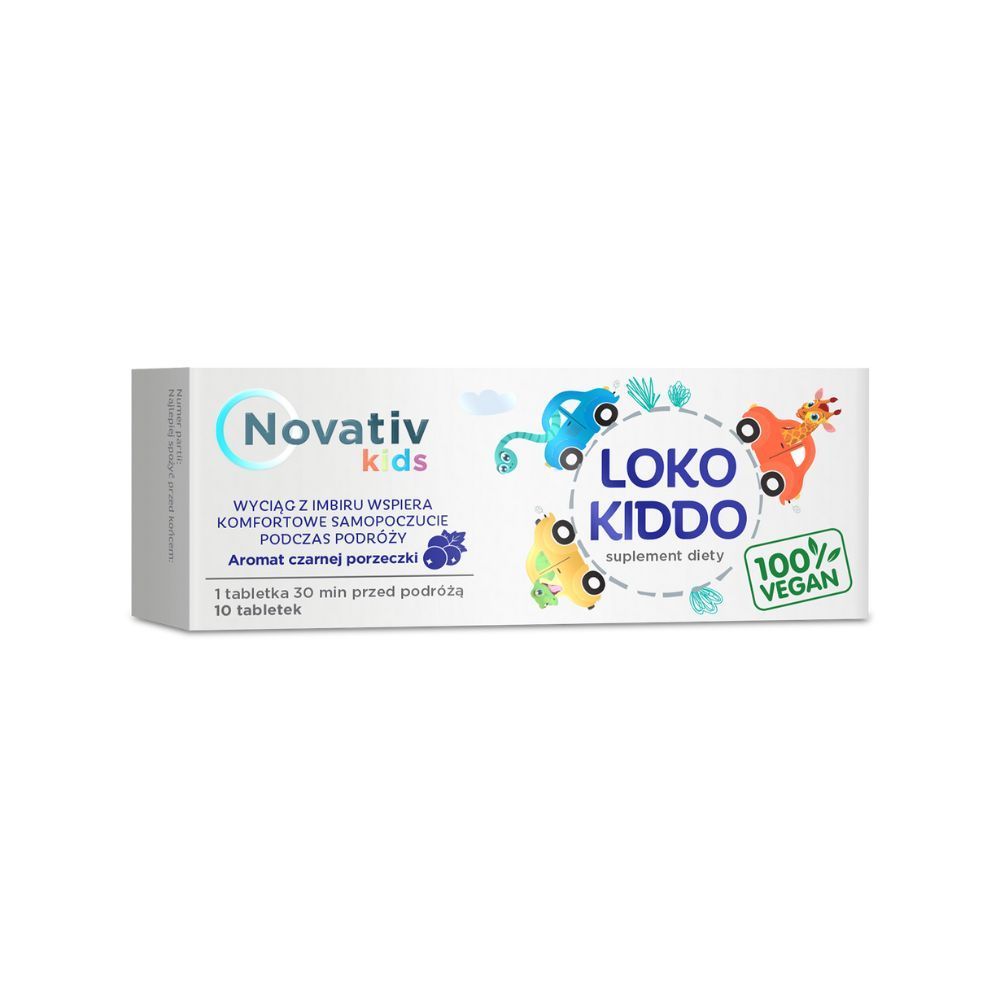 Novativ kids LOKOKIDDO, tabletki, 10 sztuk