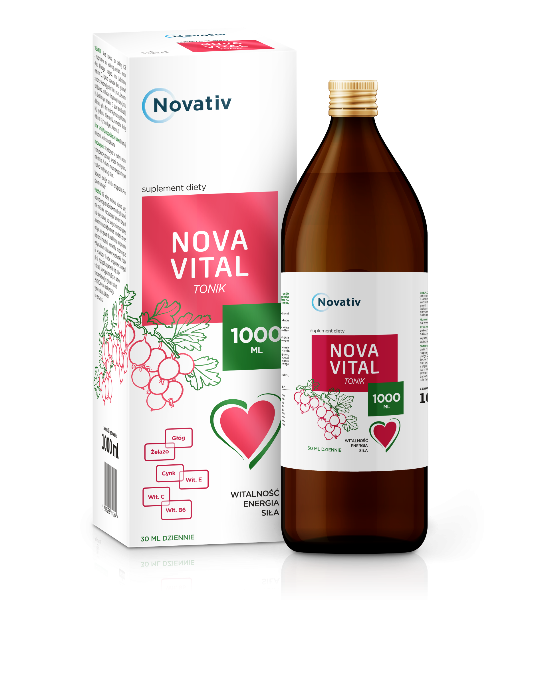 Novativ NovaVital, tonik, 1000 ml