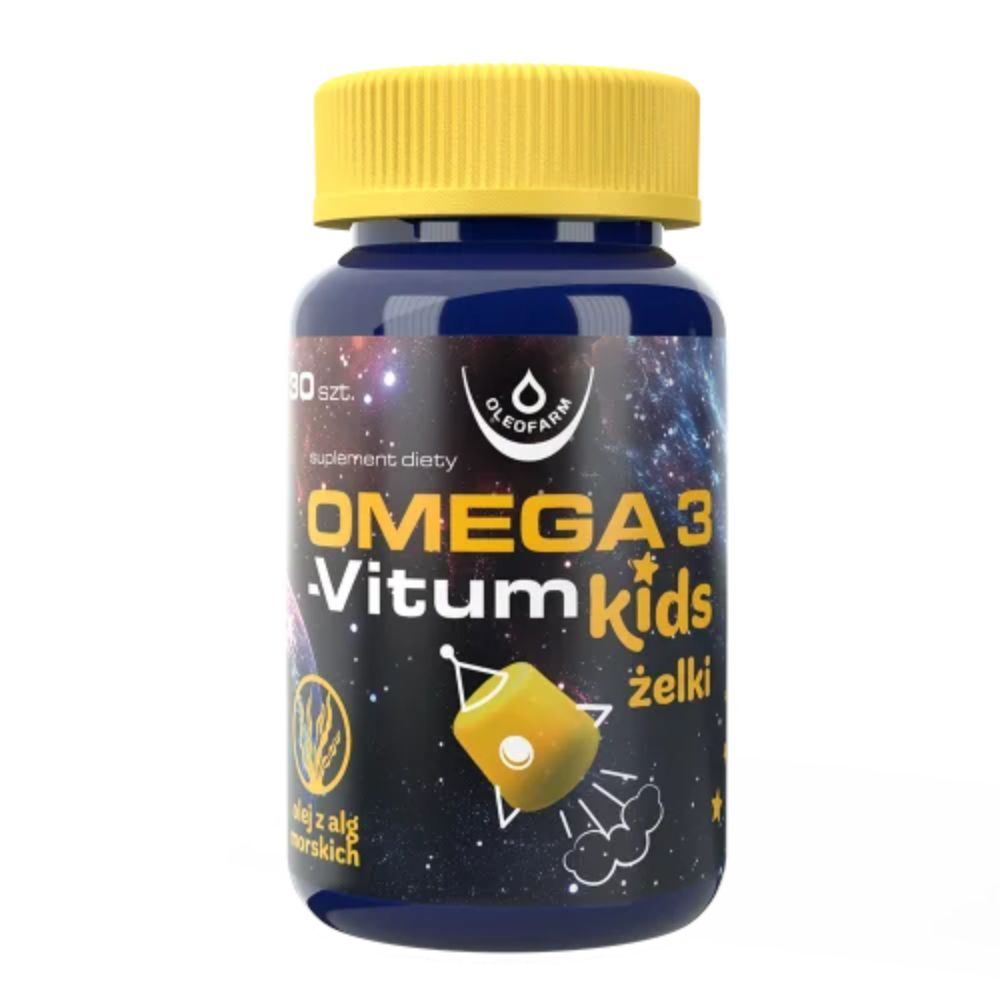 Omega 3-Vitum Kids, żelki, 30 szt