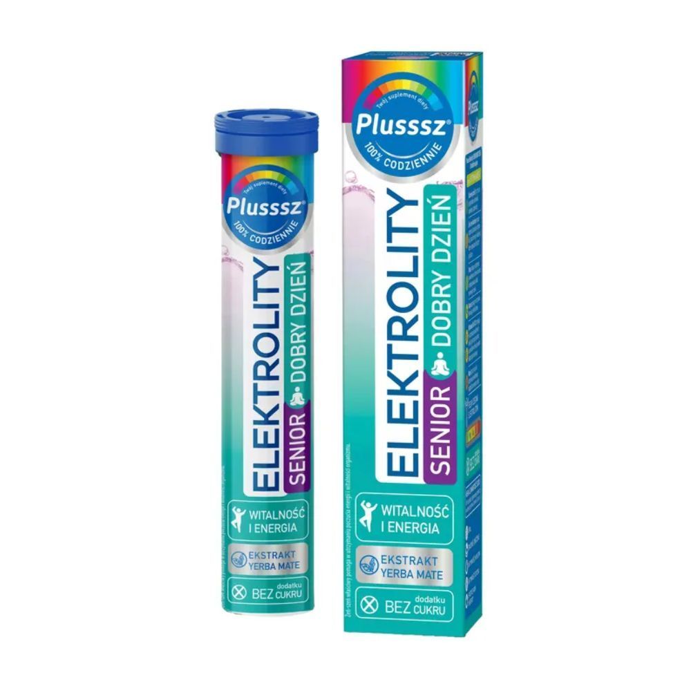Plusssz Elektrolity Senior Dobry Dzień, tabl.musuj., 24 szt