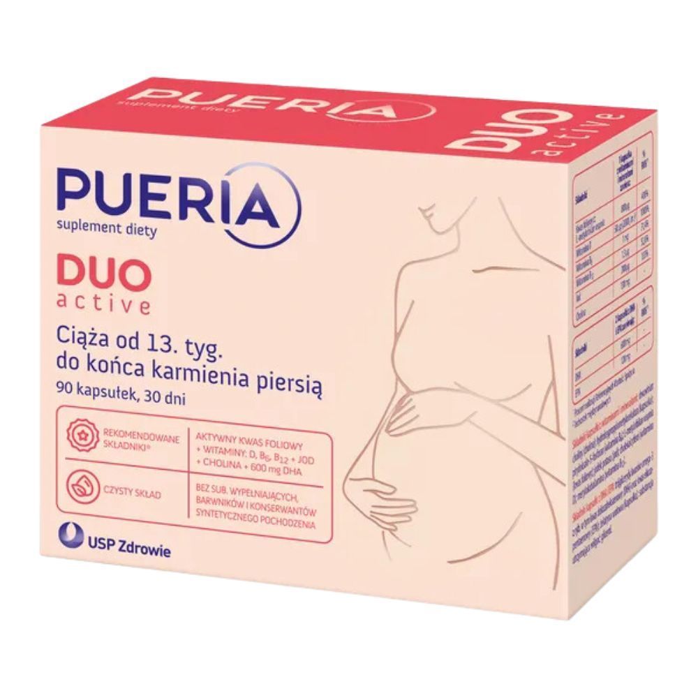 Pueria Duo Active, kaps., 90 szt