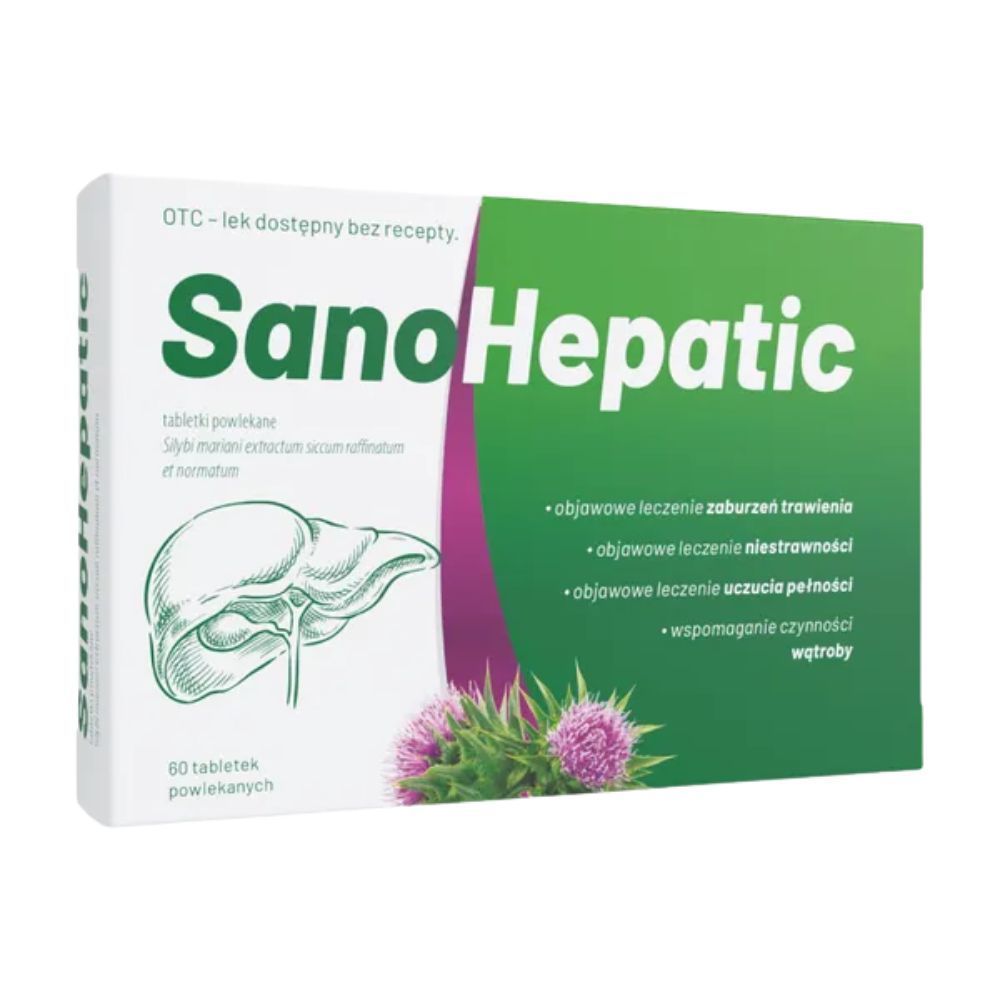 SanoHepatic, tabletki powlekane, 60 sztuk