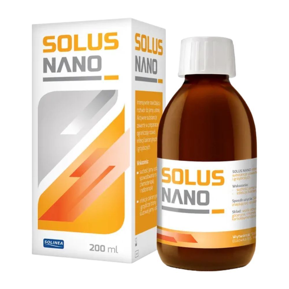 Solus Nano, roztwor, do jamy ustnej, nawilz., 200 ml