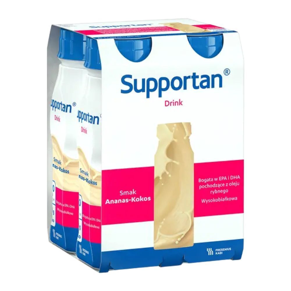 Supportan Drink o sm.ananas-kokos, 200 ml, 4but.