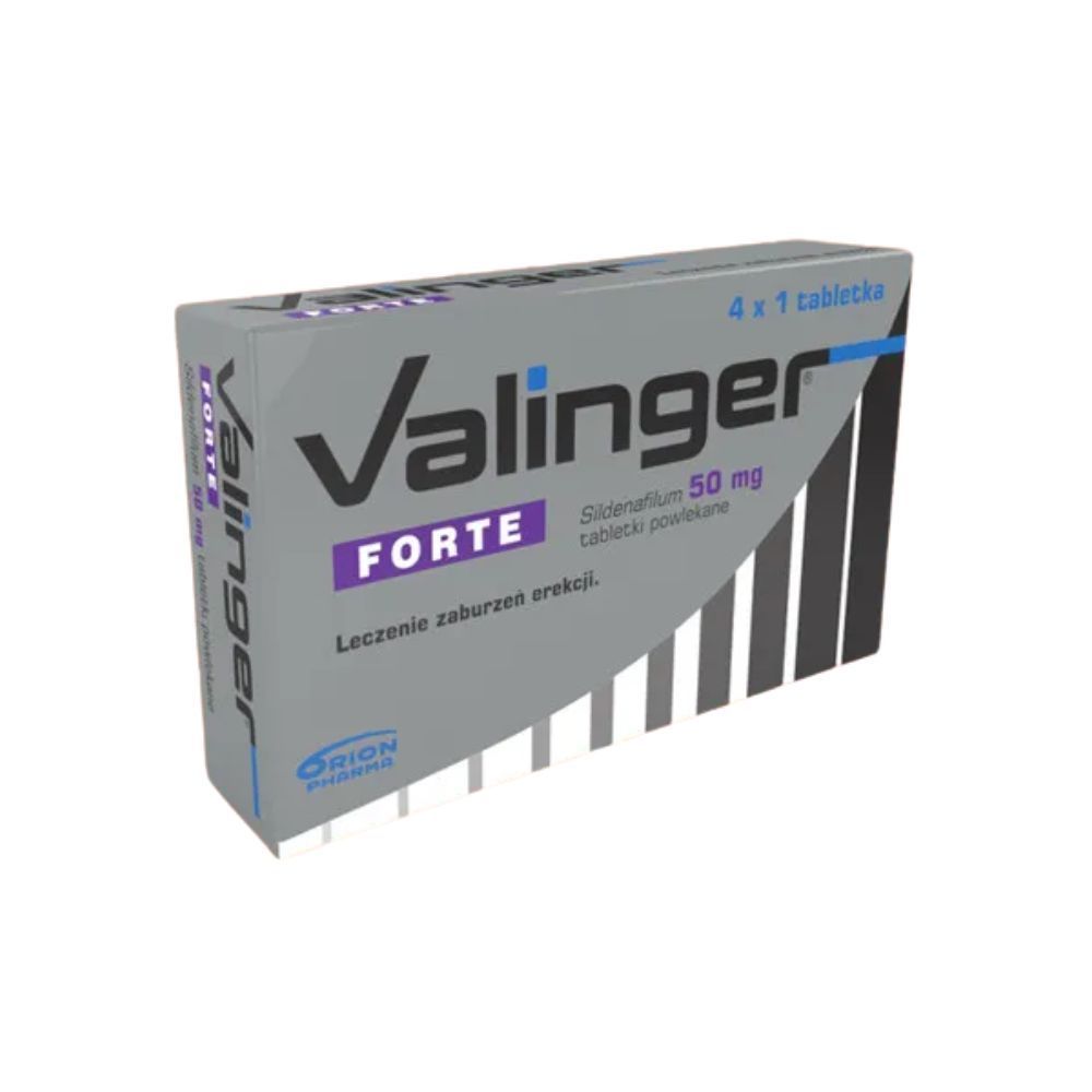 Valinger Forte, 50 mg, tabl.powl., 4 szt