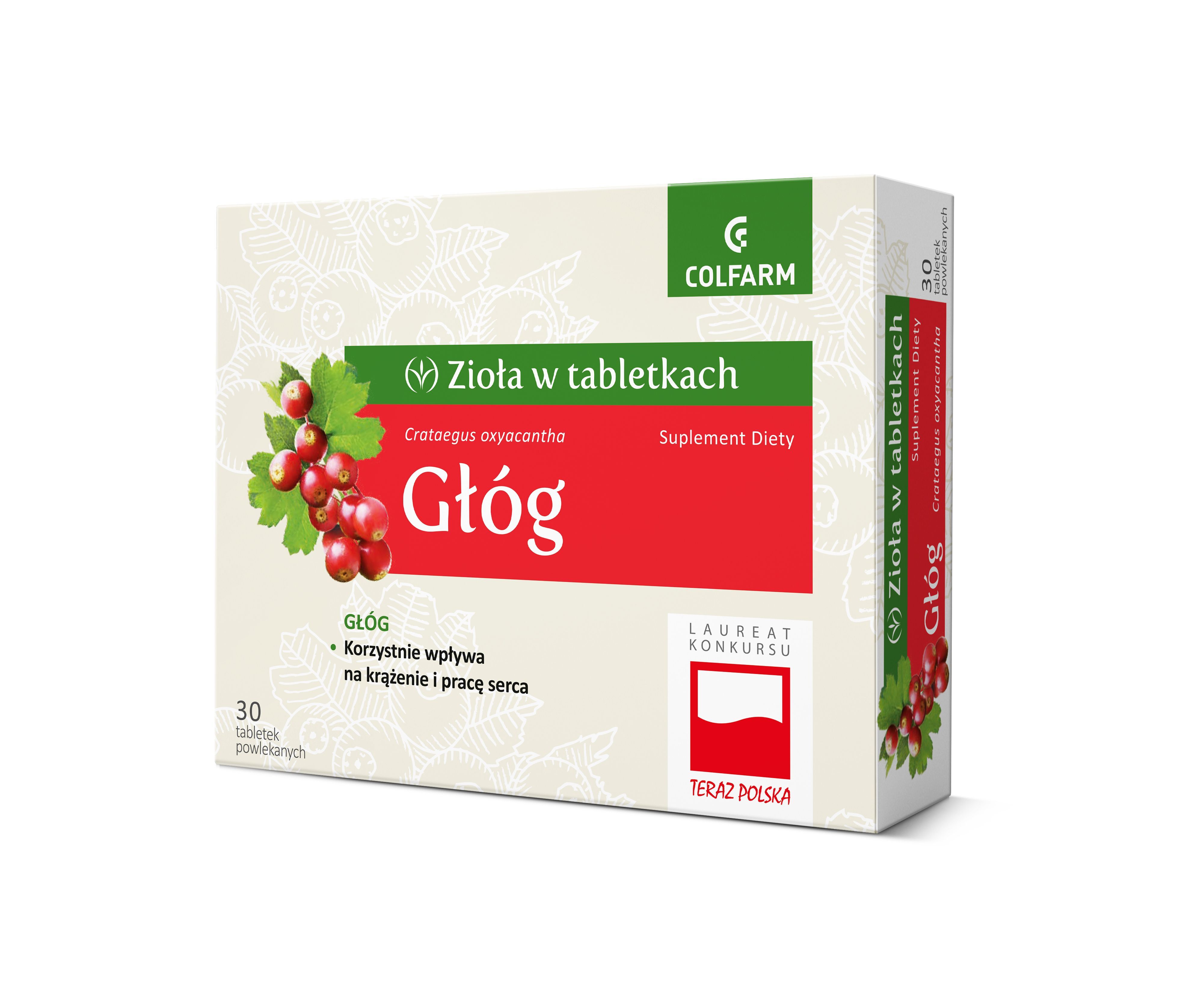 Gł&oacute;g, tabletki powlekane, 30 szt.