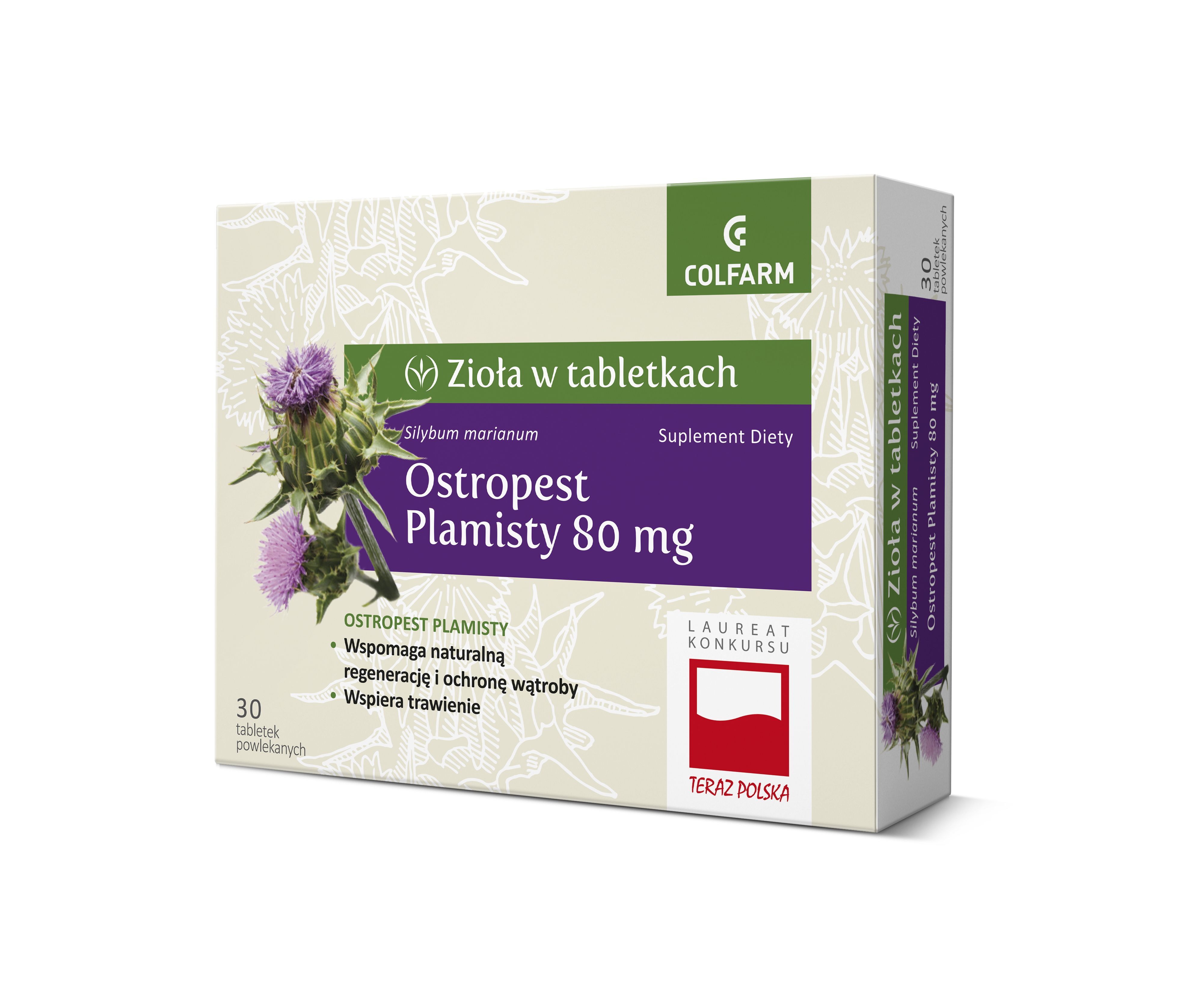 Ostropest plamisty, tabletki, 30 szt.