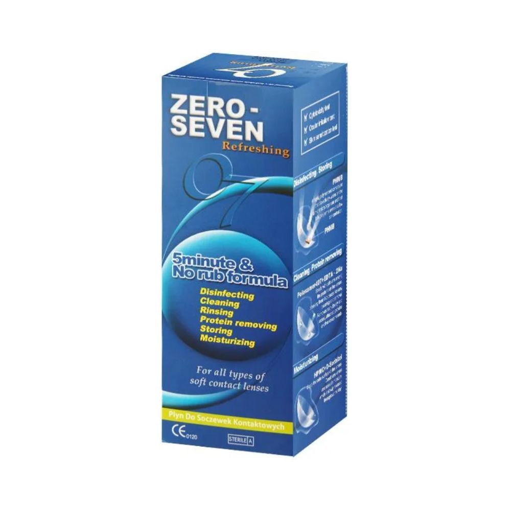 Zero-Seven Refreshing, płyn, do soczewek kontaktowych, 500ml