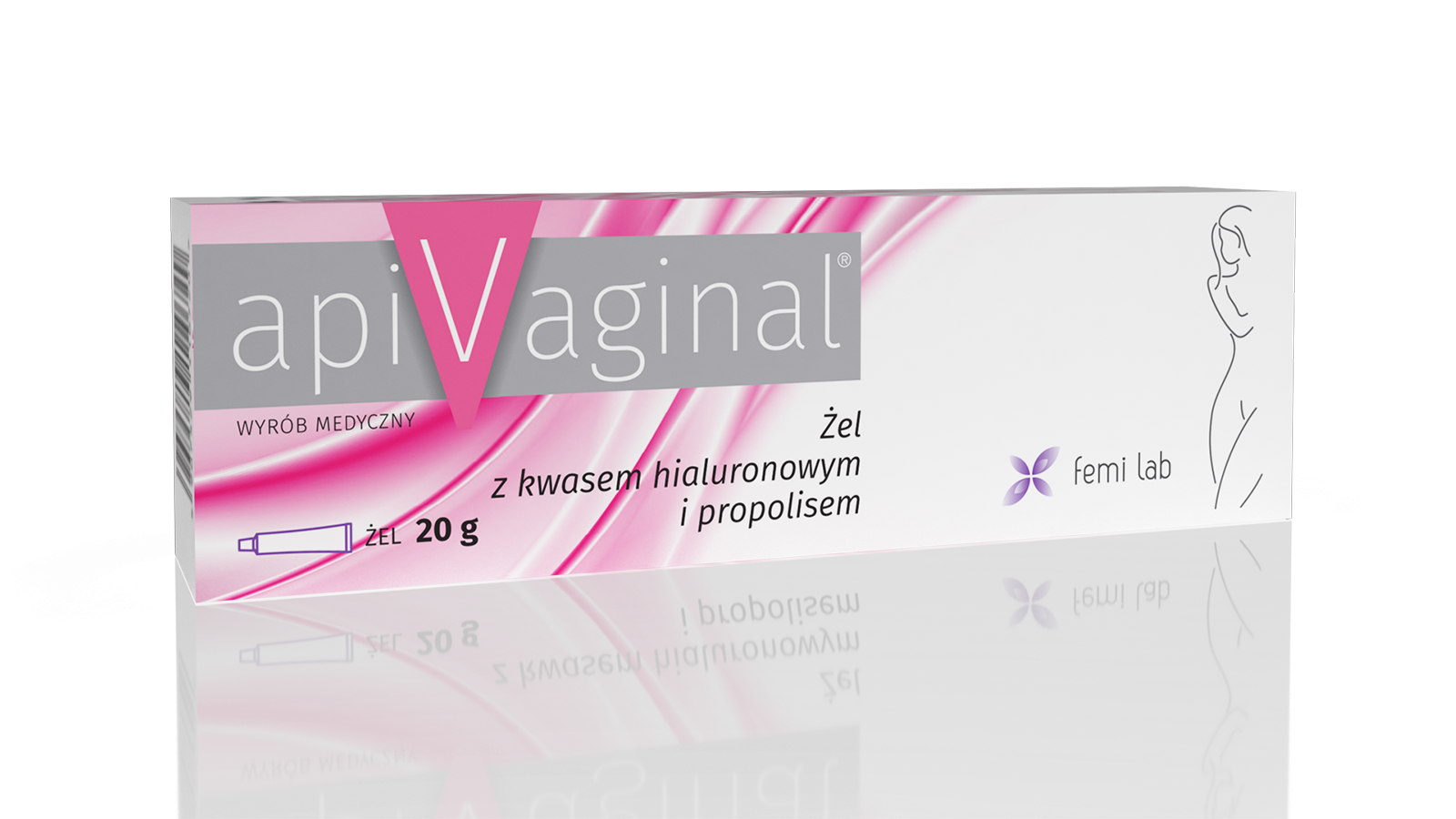 Apivaginal, żel z kwasem hialuronowym i propolisem, 20 g