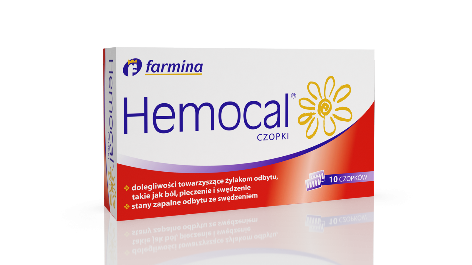 Hemocal, czopki, 10 szt