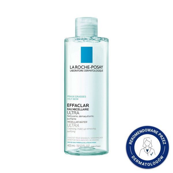 La Roche-Posay Effaclar, płyn micelarny, 400 ml