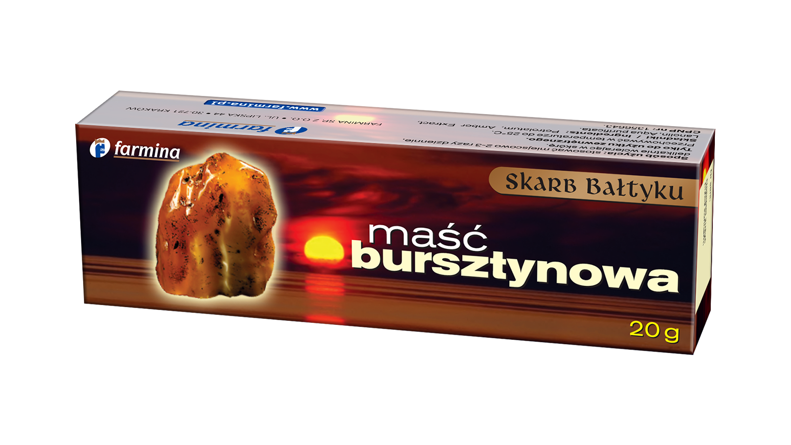 Farmina, maść bursztynowa, 20 g